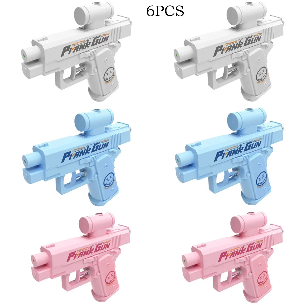 2 Way Summer Water Gun – Press & Spray Squirt Blaster for Outdoor Fun & Pranks