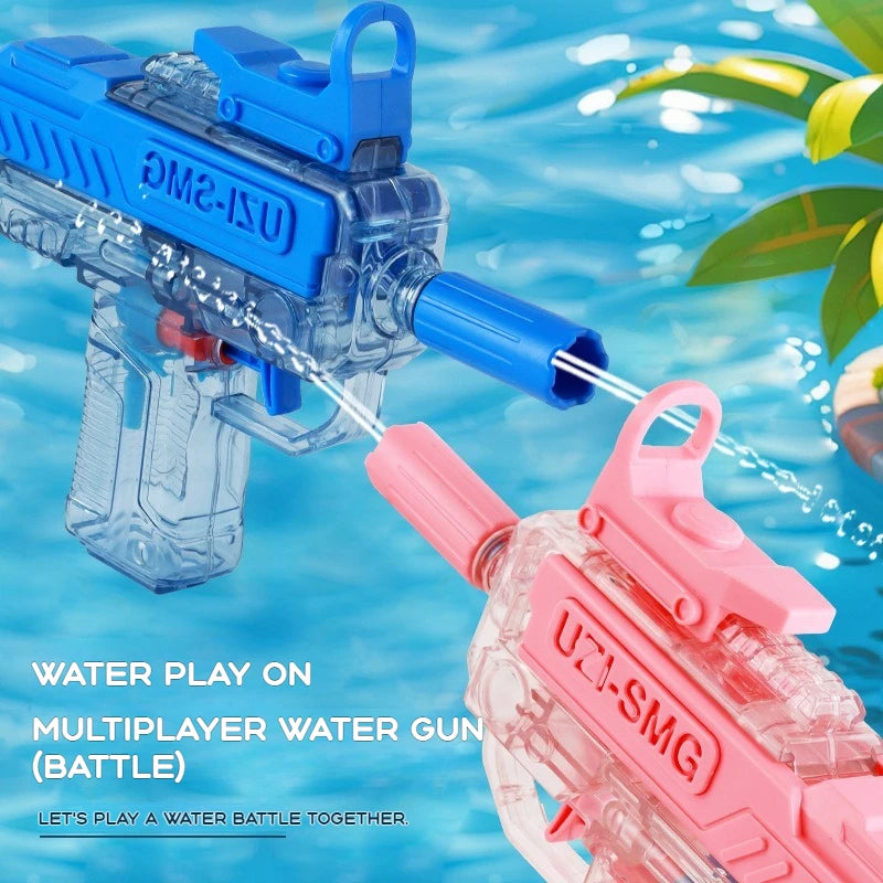 Summer UZI High-Pressure Water Gun – Outdoor Toy Pistol for Kids & Adults