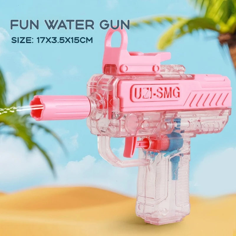 Summer UZI High-Pressure Water Gun – Outdoor Toy Pistol for Kids & Adults