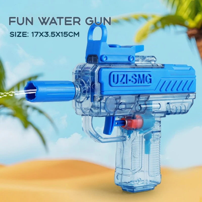 Summer UZI High-Pressure Water Gun – Outdoor Toy Pistol for Kids & Adults