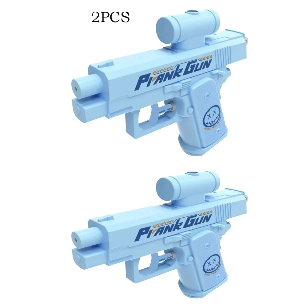 2 Way Summer Water Gun – Press & Spray Squirt Blaster for Outdoor Fun & Pranks